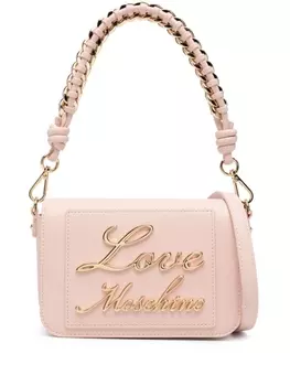 Love Moschino сумка на плечо с логотипом, розовый