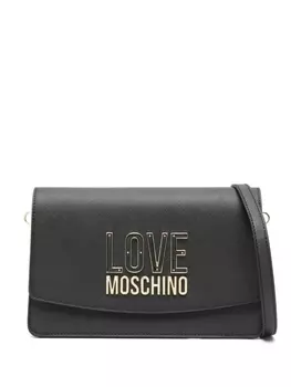 Love Moschino сумка на плечо с логотипом, черный