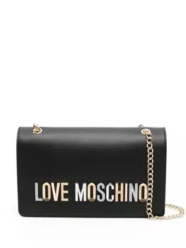 Love Moschino сумка на плечо с логотипом, черный