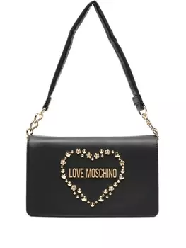 Love Moschino сумка на плечо с логотипом, черный