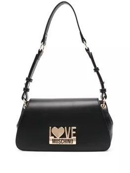 Love Moschino сумка на плечо с логотипом, черный