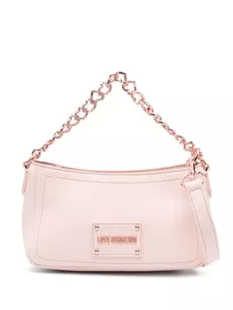 Love Moschino сумка на плечо с логотипом, розовый