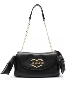 Love Moschino сумка на плечо с логотипом, черный