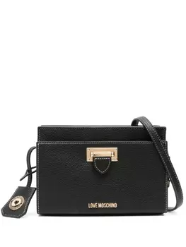 Love Moschino сумка на плечо с логотипом, черный