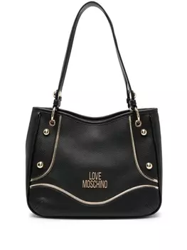 Love Moschino сумка на плечо с логотипом, черный