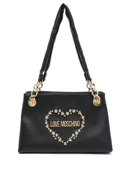 Love Moschino сумка на плечо с логотипом, черный