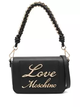 Love Moschino сумка на плечо с логотипом, черный