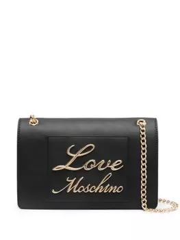 Love Moschino сумка на плечо с логотипом, черный