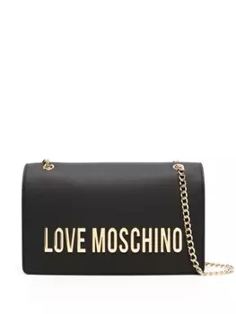 Love Moschino сумка на плечо с логотипом, черный