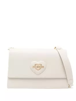 Love Moschino сумка на плечо с логотипом, нейтральный цвет