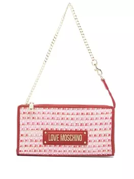 Love Moschino сумка на плечо с логотипом, красный