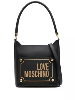 Love Moschino сумка на плечо с логотипом, черный