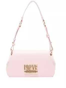 Love Moschino сумка на плечо с логотипом, розовый