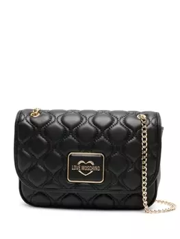 Love Moschino сумка на плечо с логотипом, черный