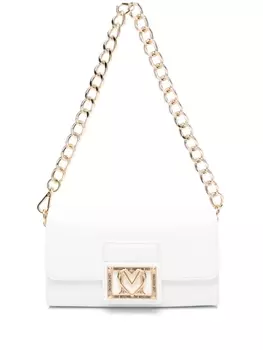 Love Moschino сумка на плечо с логотипом, нейтральный цвет
