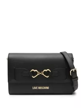Love Moschino сумка на плечо с логотипом, черный