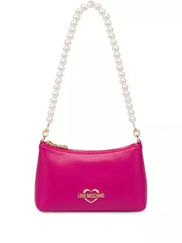 Love Moschino сумка на плечо с логотипом, розовый