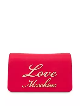 Love Moschino сумка на плечо с логотипом, красный