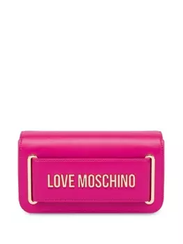 Love Moschino сумка на плечо с логотипом, розовый