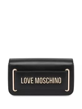 Love Moschino сумка на плечо с логотипом, черный
