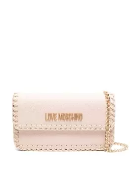 Love Moschino сумка на плечо с логотипом, розовый
