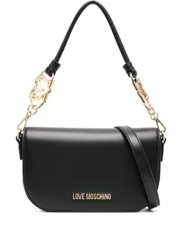 Love Moschino сумка на плечо с логотипом, черный