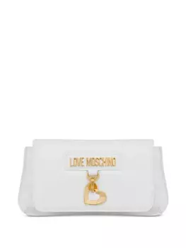 Love Moschino сумка на плечо с логотипом, белый