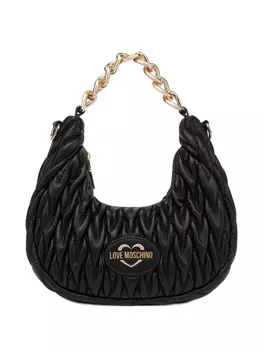 Love Moschino сумка на плечо с логотипом, черный