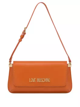 Love Moschino сумка на плечо с логотипом, оранжевый