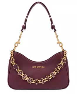 Love Moschino сумка на плечо с логотипом, фиолетовый