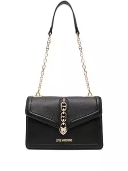 Love Moschino сумка на плечо с подвеской, черный