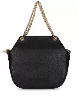 Love Moschino сумка-тоут из искусственной кожи с логотипом, черный