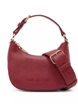 Love Moschino сумка-тоут с аппликацией логотипа, красный