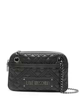 Love Moschino сумка-тоут с логотипом, черный