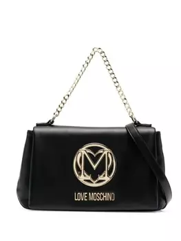 Love Moschino сумка-тоут с логотипом, черный