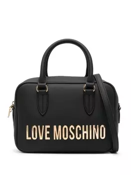 Love Moschino сумка-тоут с логотипом, черный