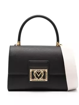 Love Moschino сумка-тоут с логотипом, черный