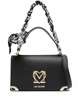 Love Moschino сумка-тоут с логотипом, черный