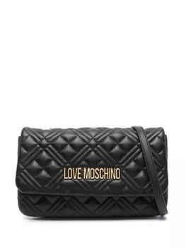 Love Moschino сумка-тоут с логотипом, черный