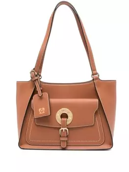 Love Moschino сумка-тоут с логотипом, коричневый