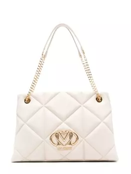 Love Moschino сумка-тоут с логотипом, нейтральный