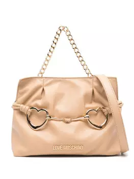Love Moschino сумка-тоут с логотипом, нейтральный
