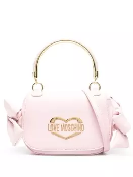 Love Moschino сумка-тоут с логотипом, розовый