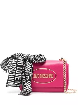 Love Moschino сумка-тоут с логотипом, розовый