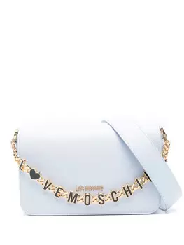 Love Moschino сумка-тоут с логотипом, синий