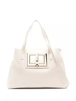 Love Moschino сумка-тоут с тисненым логотипом, нейтральный