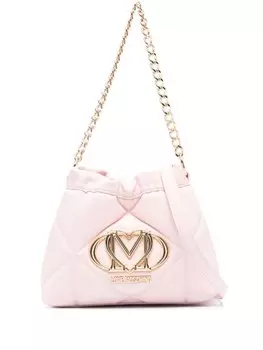 Love Moschino сумка-ведро с логотипом, розовый