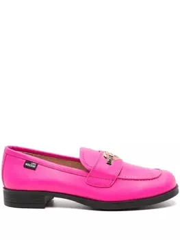 Love Moschino туфли с логотипом, розовый