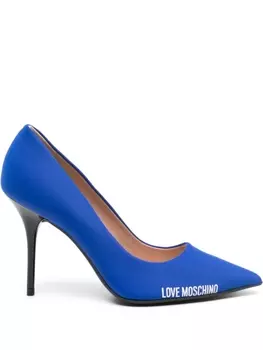 Love Moschino туфли с логотипом, синий