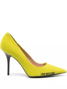 Love Moschino туфли с заостренным носком, желтый